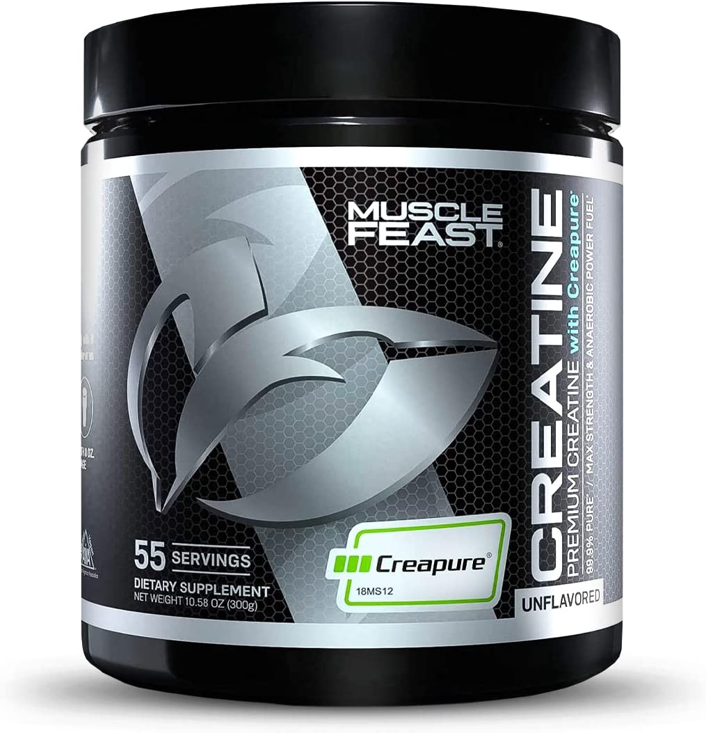 Muscle Feast Polvo Monohidrato De Creatina Creapure 300 Gramos Luegopago